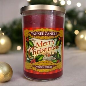 Yankee Candle Limited Edition Vintage Berries 20 oz – 2 Wick – New